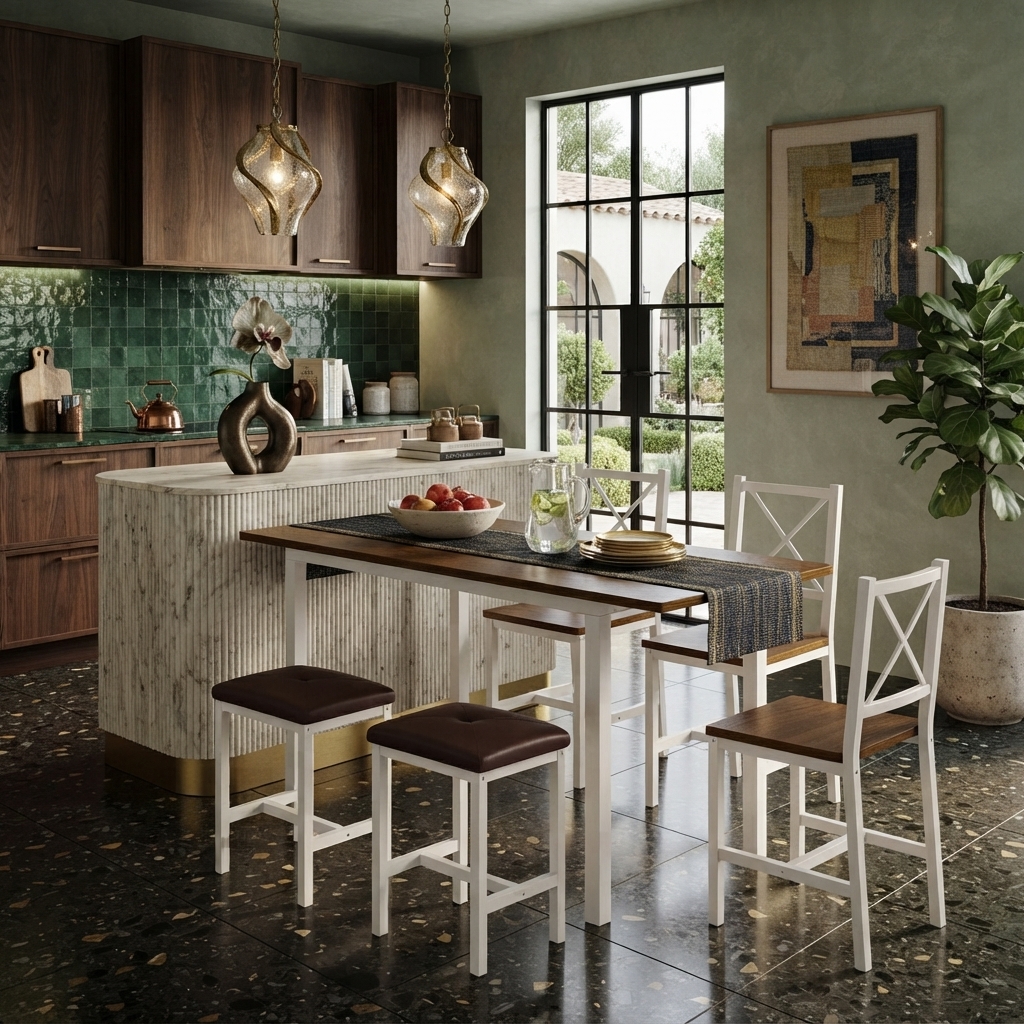 farmhouse+style+7 piece+dining+table+set+for+4 6+people,+63 +extendable+kitchen+table+set+with+4+dining+chairs+and+2+pu+upholstered+stools 453746772 (1).webp 202608060227
